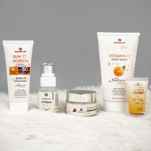 Beauty Box : Vitamin C Serum + Vitamin C Facewash + Sunblock SPF 50 + Saffronshine Beauty Cream - Image 3